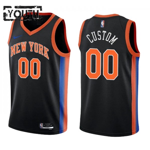 New York Knicks Trikot Benutzerdefinierte Nike 2022-23 City Edition Swingman - Kinder New York Knicks Trikot Benutzerdefinierte Nike 2022-23 City Edition Swingman - Kinder